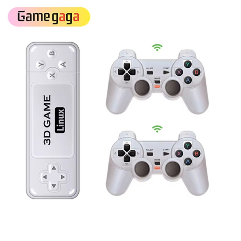 A Y6 Game Stick 4K Output Retro Video Game Console 64GB TV Classic Gaming Consoles