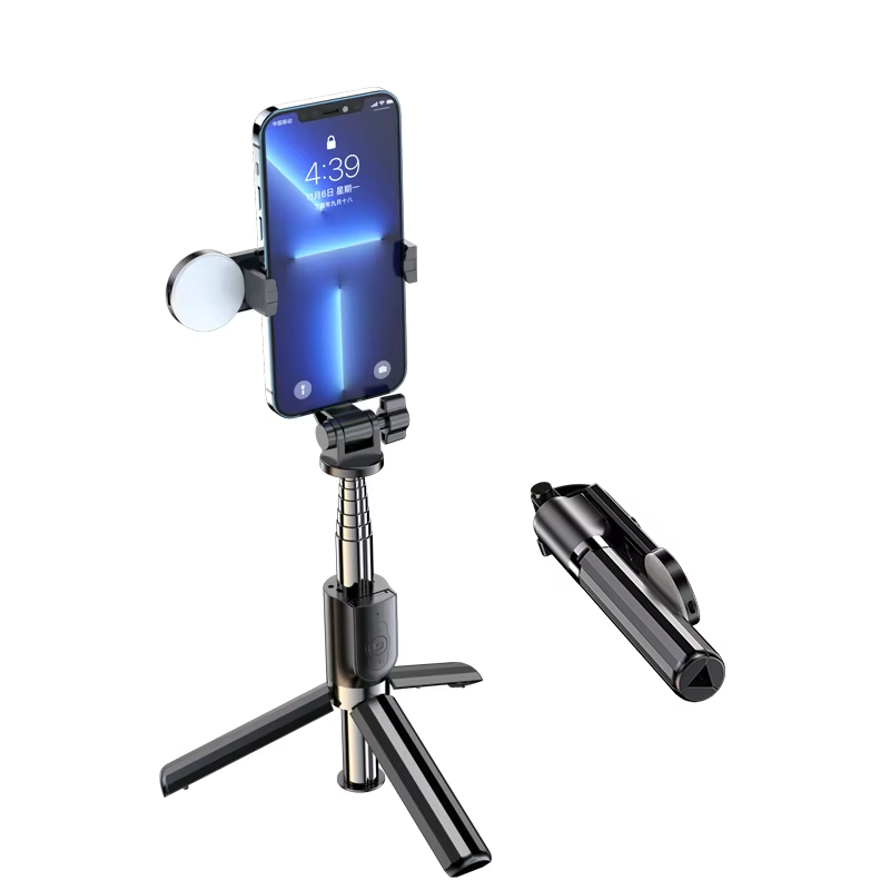 Stainless Steel Selfie Stick With Fold And Rotatable Function For Live Streaming On Smartphone Use With Mobile Phone - Buy Gimba