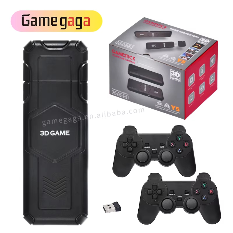 Ye Hot Y5 Game Stick 4K 64GB_128GB 45000_51000 3D Large Scale Retro Games Classic Video Game Console GD10 X2 Gaming Stick