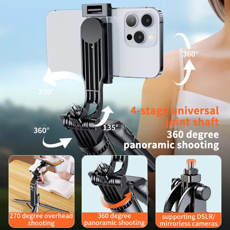 Selfie Stick Expandable with Tripod Handheld Camera Mobile Phone Wireless Remote Control Selfie Monopod