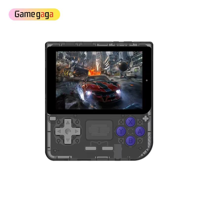Ye Powkiddy V10 Portable Handheld Game Console 3.5 Inch IPS Screen 64GB Retro Handheld Game Player Linux System r36s Console