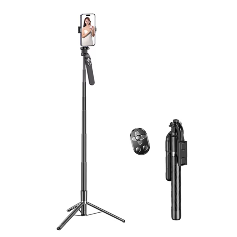 New Style Selfie Stick with Tripod 360 Rotating Remote Control Holder Compatible with Smartphone Selfie Stick
