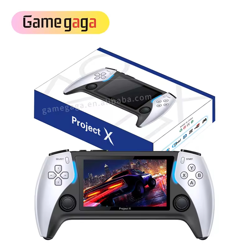 Ye Project X 4.3 inch HD Portable Handheld Game Console Support 100000 Games Retro Classic Game Console