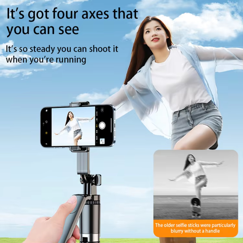 Flexible Wireless Remote Control Selfie Stick Tripod Real Shot Horizontal Vertical Shooting Selfie Stick