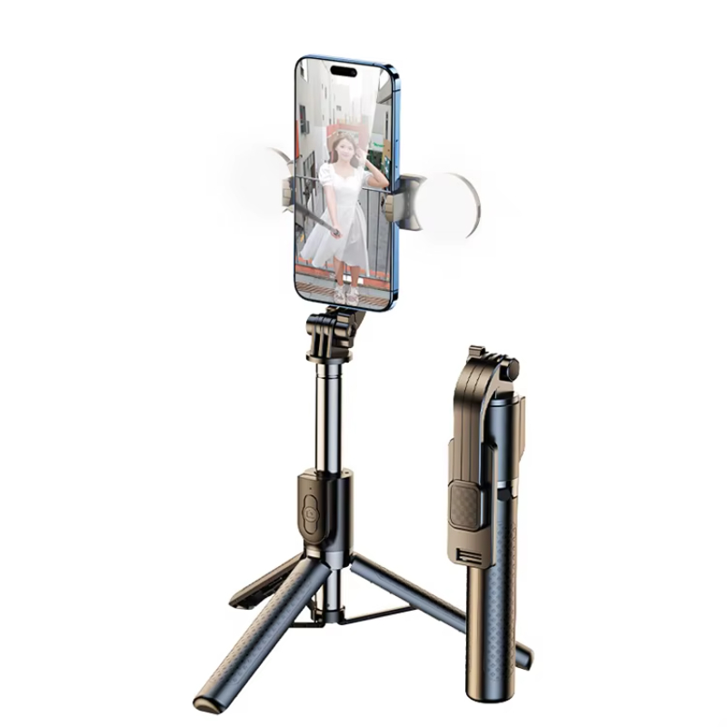 Expandable Smartphone Selfie Stick Tripod Rotating Fill Light Mobile Phone Holder Selfie Stick