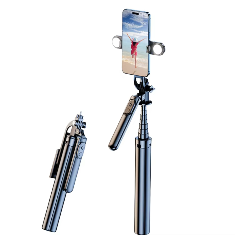 Wholesale Tripod Live Video Log Camera Phone Stand with Wireless Remote Control Selfie Stick