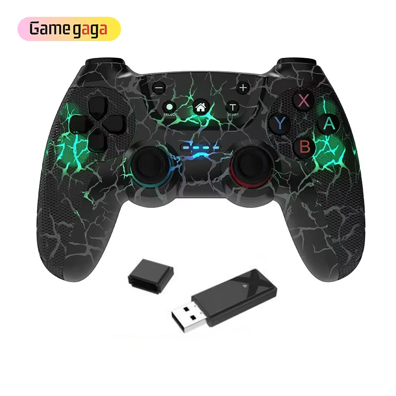 Yo CM-615 Crack Design BT Wireless Gamepad Controller For NS Android PC P3 Joystics Game Controllers