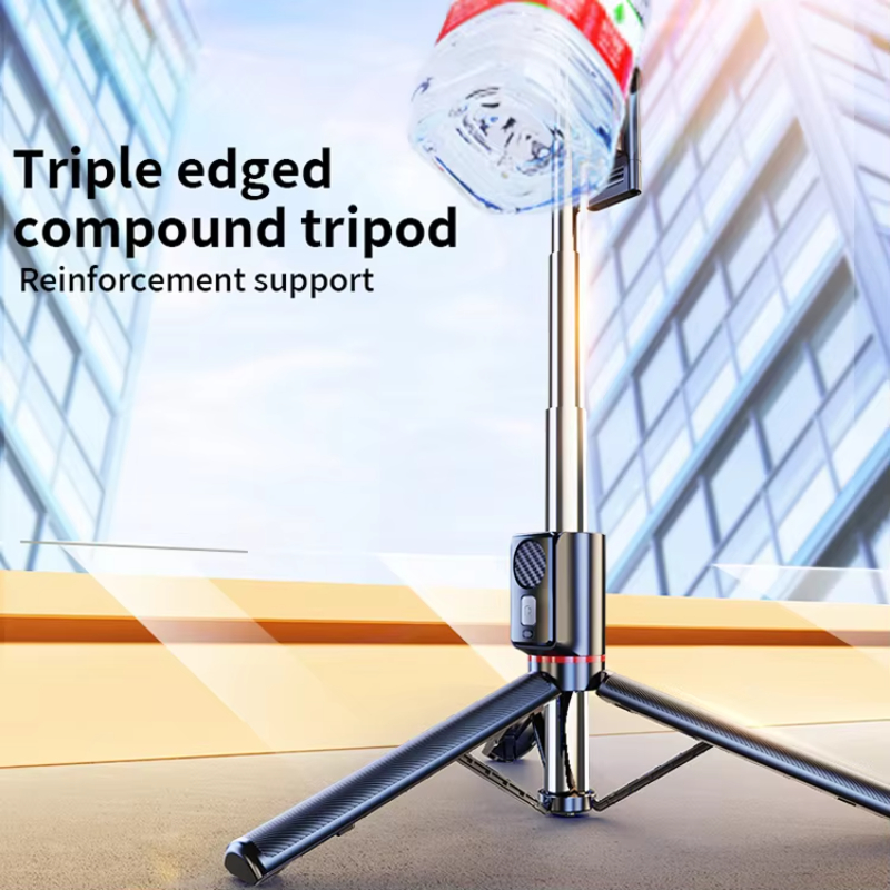 Mini Wireless Selfie Stick with Expandable Foldable Mobile Phone Holder Factory Direct Sale for Camera Application