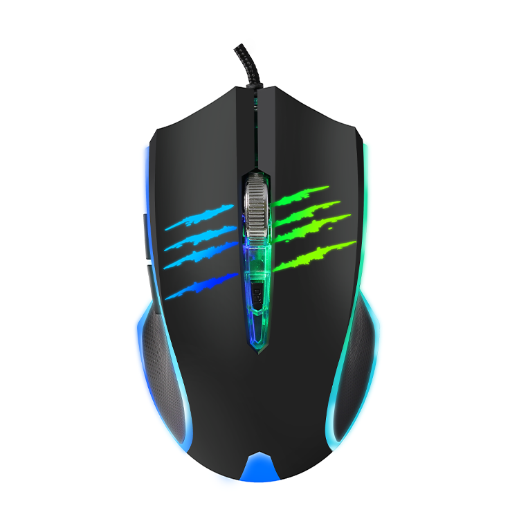 Gaming Wired Mouse 6D USB 3200 DPI RGB Backlight LED Ergonomic Gaming Mouse for PC Gamer Mouse Color Box Optical Cool Lupo P1