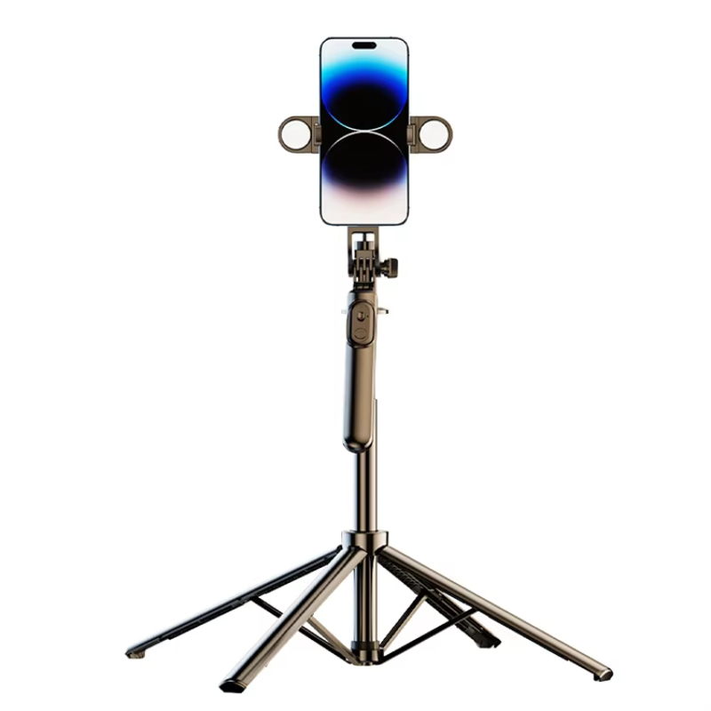 Hot Model Portable Selfie Stick Mobile Phone Tripod Wireless Remote Control Fill Light Extendable Camera Smartphone Application