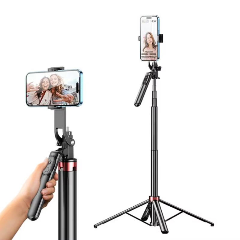 Smart Selfie Stick with Remote Control Tripod 3-in-1 Expandable Flexible Monopod Mobile Smart Selfie Stick with Remote Control T