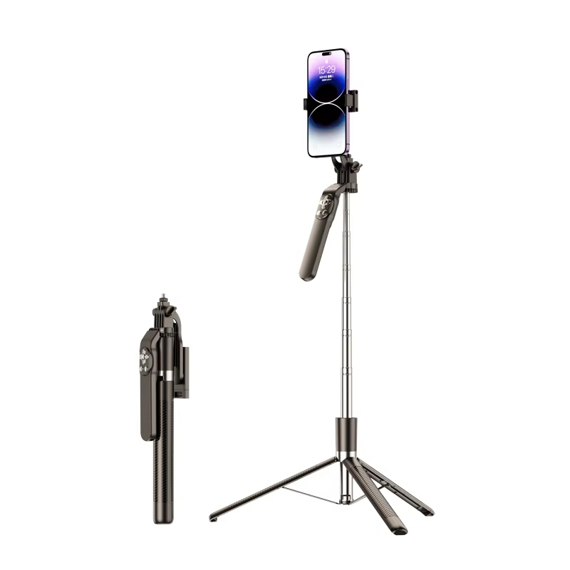 Selfie Stick for 360 Auto Adjustment DSLR Gimbal Stabilizer Foldable & Rotatable Function Phone Tripod for Mobile Devices