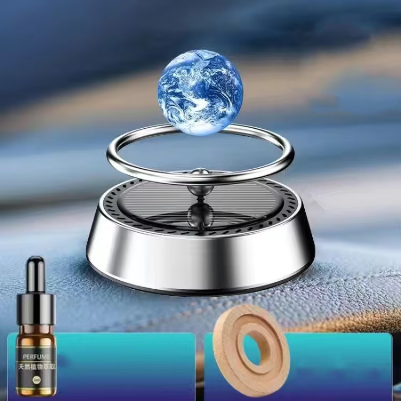 Automotive high-end perfume accessories long-lasting fragrance aromatherapy essential oils car solar planet Air Freshener