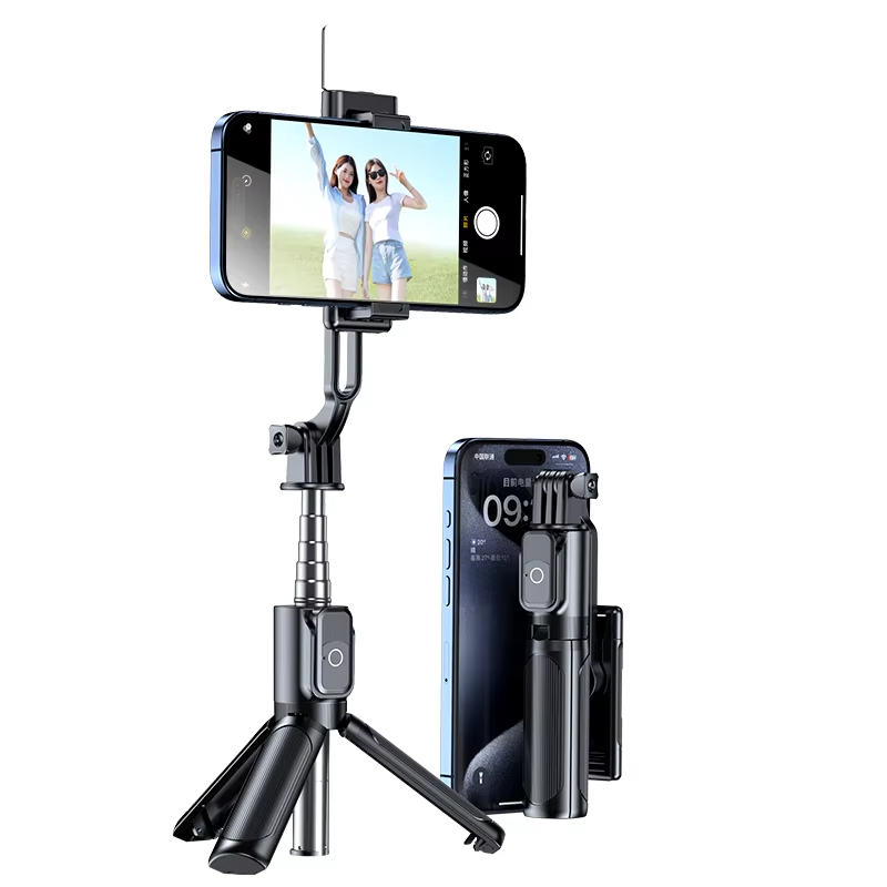 Portable Professional Mobile Phone Tripod Selfie Stick with Wireless Remote Control Expandable Fill Light for Camera Application