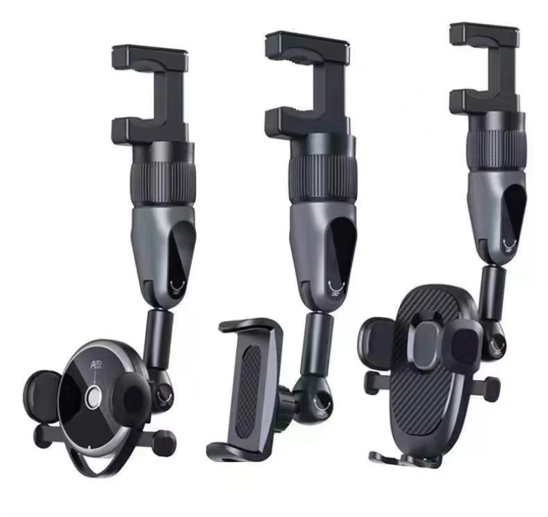 Automotive universal mobile phone fixed support bracket 360 rotation New car rearview mirror mobile phone bracket