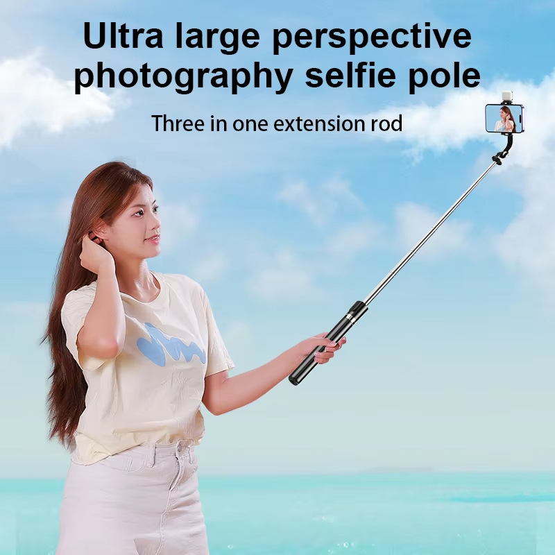 Professional And Portable Handheld Head 360 Rotating Selfie Stick Stabilizer Smart Travel Portable Retractable Tripod - Buy Mobi