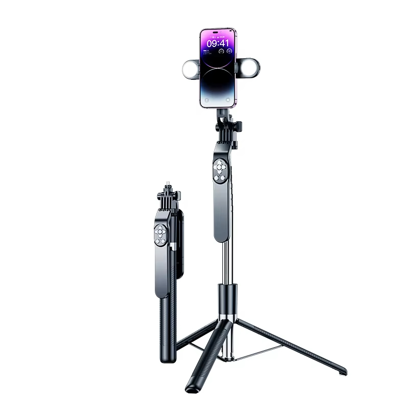 Portable selfie stick for 360 Auto Adjustment DSLR Gimbal Stabilizer Camera Stabilizer Stabilizer Foldable Rotatable Function