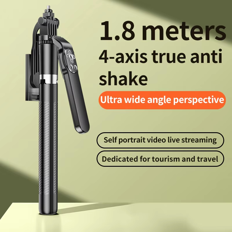Wholesale Foldable Portable Selfie Stick Aluminium Alloy Mobile Phone Tripod for Outdoor Use Low Price with Rotatable Function