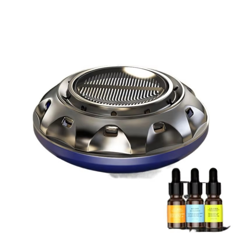 Car aromatherapy flying saucer ornaments car interior decoration air freshener lasting light fragrance car solar perfume seat