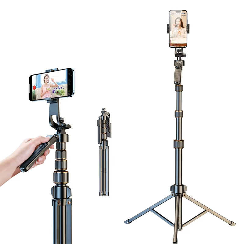 Hot Selling Handheld Selfie Stick Flexible Tripod Holder Stand for Live Broadcast 360 Flexible Mobile Phone Tripod