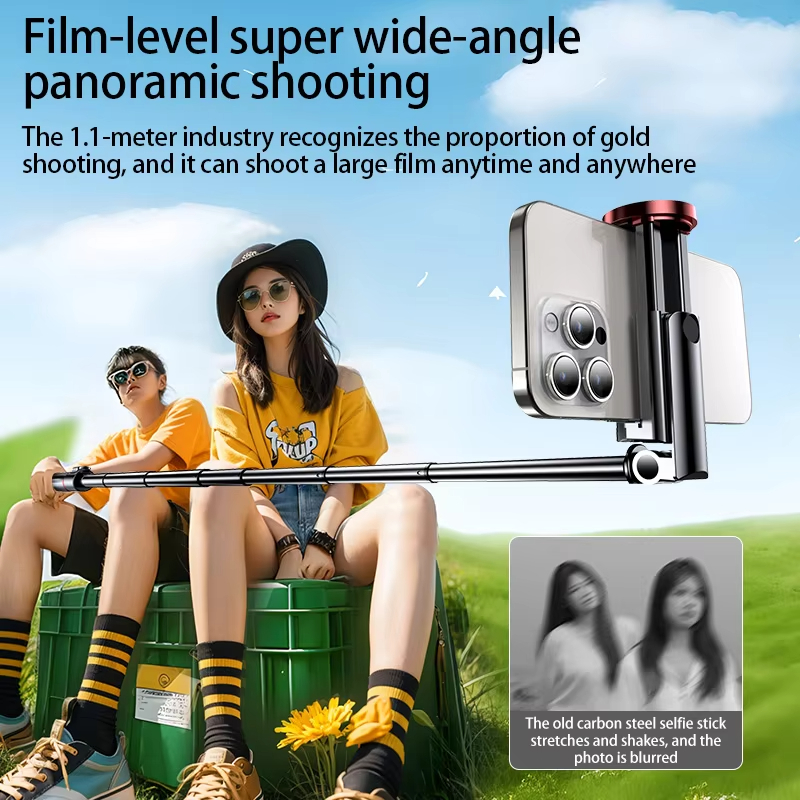 Travel Universal Smart Phone Selfie Stick Rotating 360 Degree Panoramic Live Streaming Mobile Tripod - Buy Selfie Stick With Tri