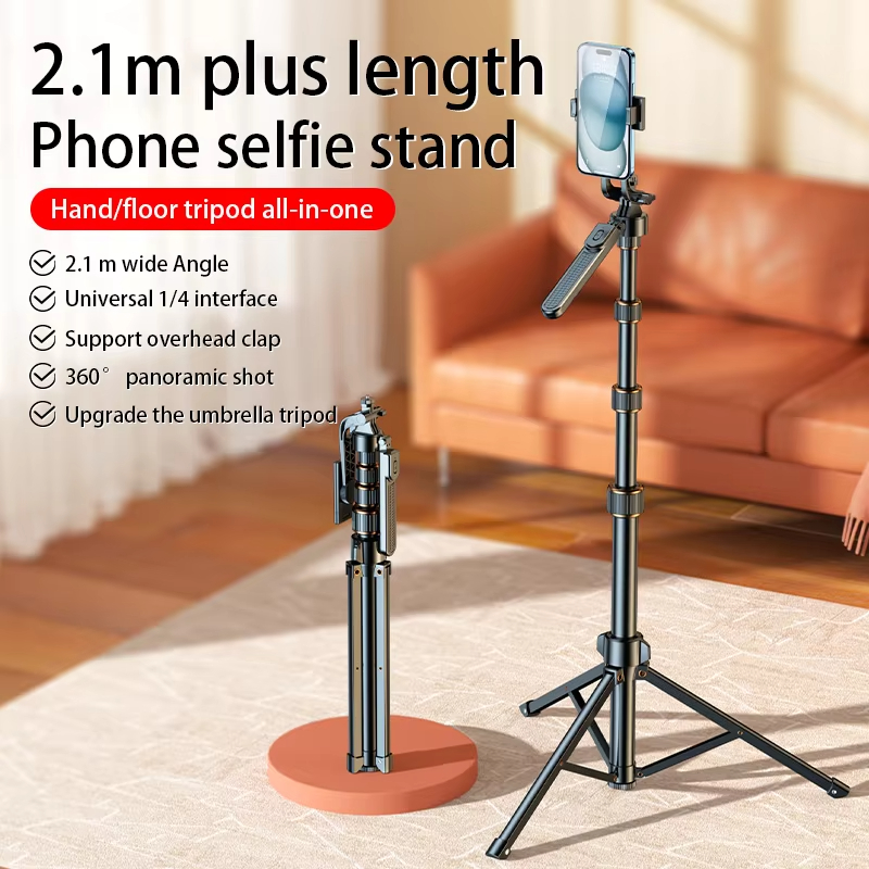 Good Quality Handheld Selfie Stick with Tripod Smartphone Stabiliser 1.8m Selfie Stick