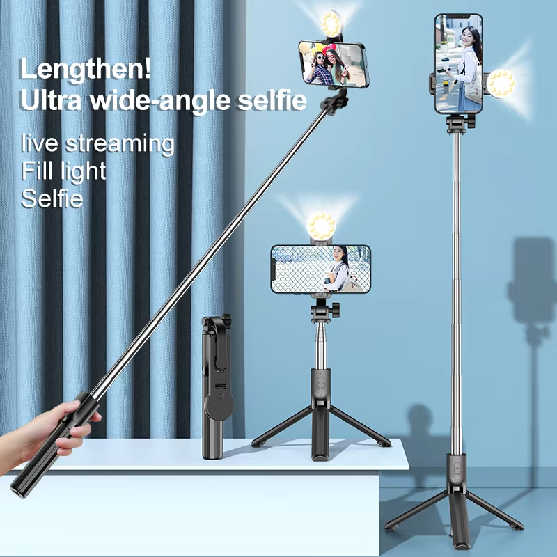 Wholesale Low Price Professional and Portable Selfie Stick With Tripod Remote Factory Selfie-stick