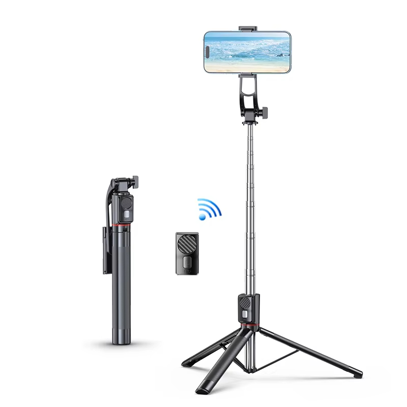Wholesale Portable Cheap Foldable Extendable Selfie Stick Multi Mode Photography with Stabilising Tripod Selfie Stick