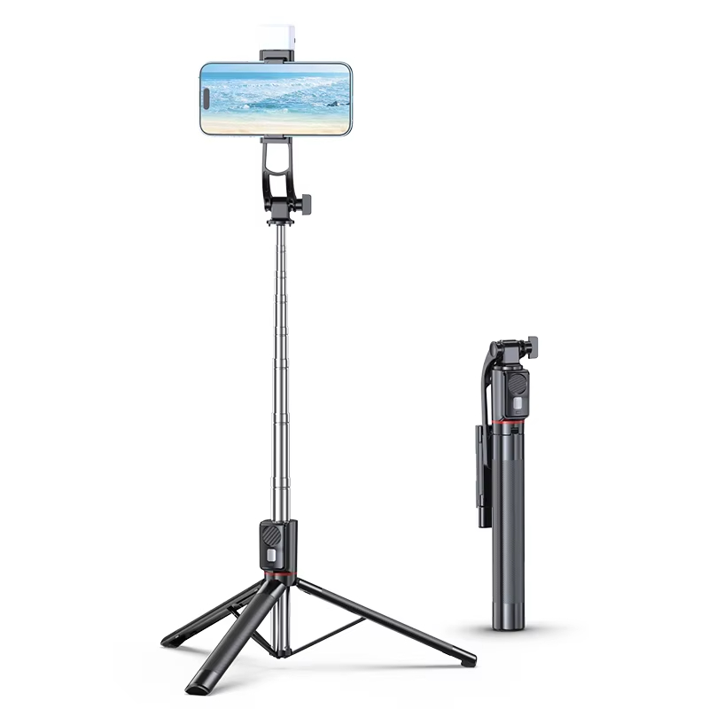 Professional and Portable New Product Selfie Stick 360 Free Adjustable Angle Live Selfie Tripod Phone Holder