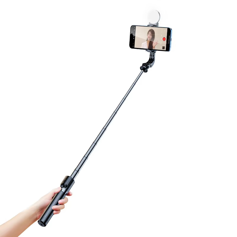 Wholesale Tripod Selfie Stick with Filler Light Universal Mobile Horizontal Vertical Shooting Floor Broadcast Selfie Stick