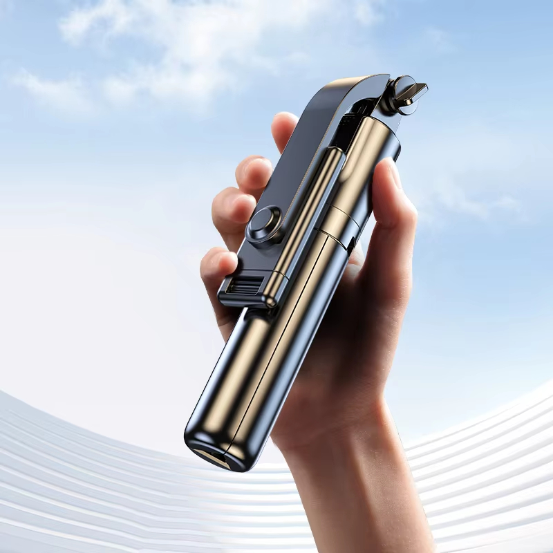 Factory Wholesale Low Price Retractable Foldable Portable Tripod Selfie Stick Live Streaming and Selfie Artifact