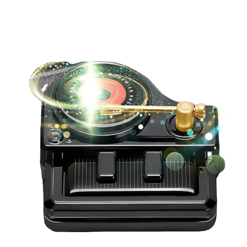 Car solar phonograph aromatherapy Car solar record perfume Air freshener purifier