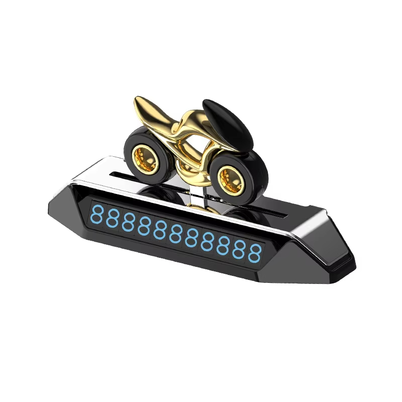 Car temporary parking number plate Slide motorcycle fragrance perfume Creative mobile license plate air freshener
