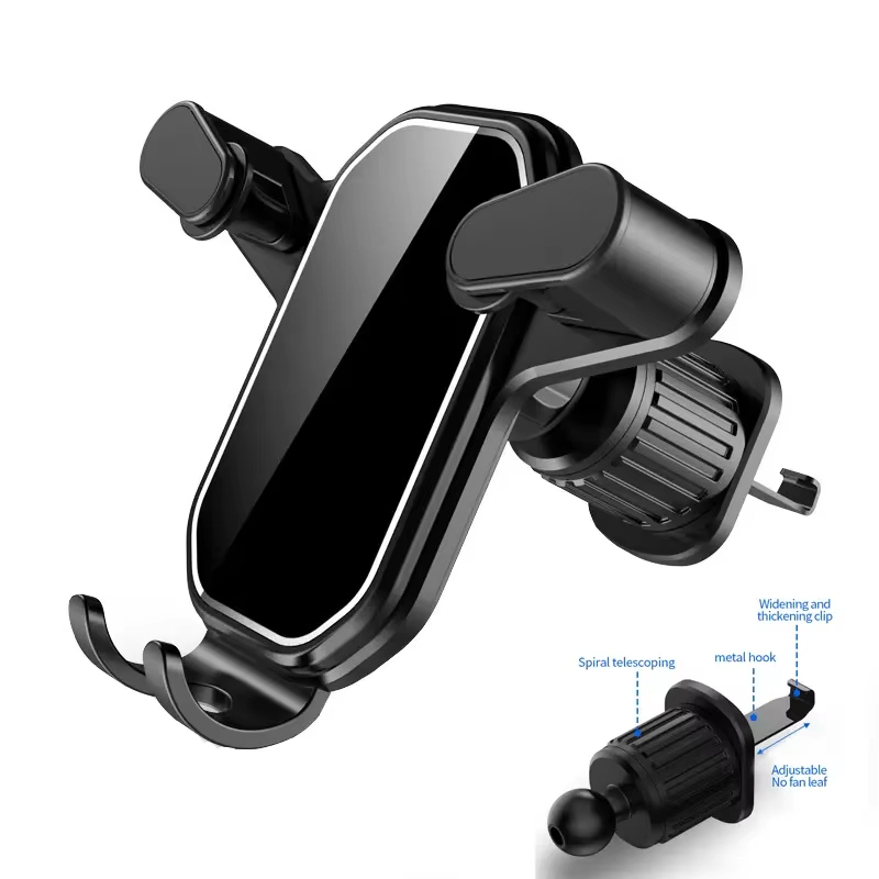 Car universal air outlet mobile phone bracket Gravity air outlet Car mobile phone bracket