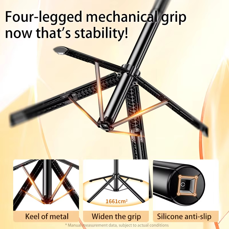 3-in-1 Expandable Flexible Monopod Mobile Smart Selfie Stick with Remote Control Tripod with Bluetooth Connection