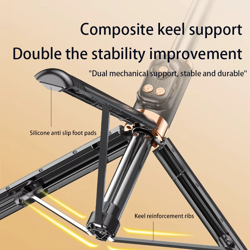 Handheld selfie stick tripod can be paired with micro camera live selfie remote control mobile phone stand with dual lights