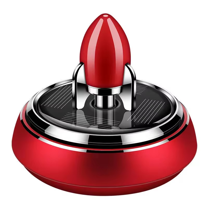 Hot Selling Car Perfume Nano Balm Aromatherapy Car Rocket Solar Auto Rotating Air Freshener Perfume
