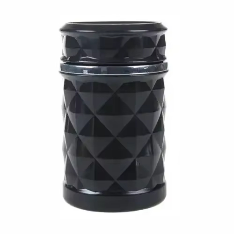 Multi functional 2-in-1 with cup holder car ashtray with LED light clip air outlet car LED ashtray