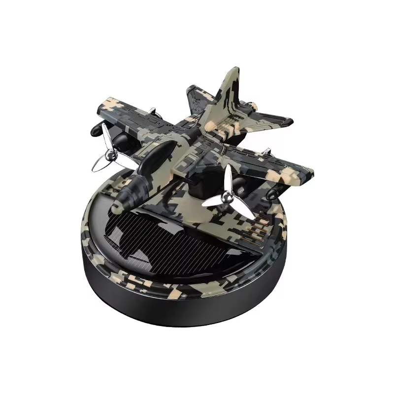 New automatic rotating fighter perfume seat aromatherapy essential oil vehicle solar aircraft perfume air freshener