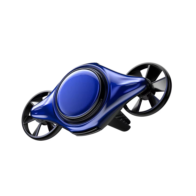 New Car Air Outlet perfume Aromatherapy Double Wheel Fan Aromatherapy Air Refresher