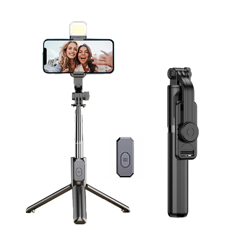 Wholesale 160cm Stainless Steel Selfie Stick Telescopic Design Lightweight Wireless Remote Control Shutter Rotatable-Low