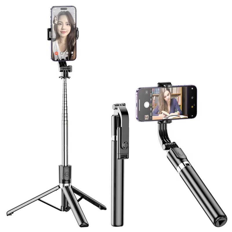 Selfie Stick with Remote Control for Mobile Phones Video Cameras Tripod Holder