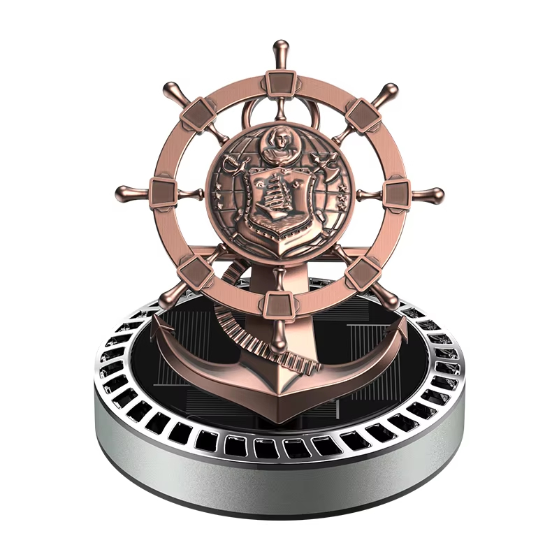 The latest rudder perfume aromatherapy car solar air freshener perfume essential oil