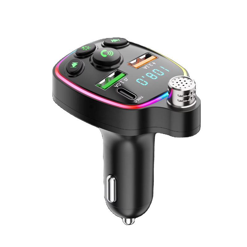 2022 Hot Selling PD Car Phone Charger 3.1A Dual USB Bluetooth-MP3 Player Hands Free Calling Bluetooth-Kit FM Transmitter
