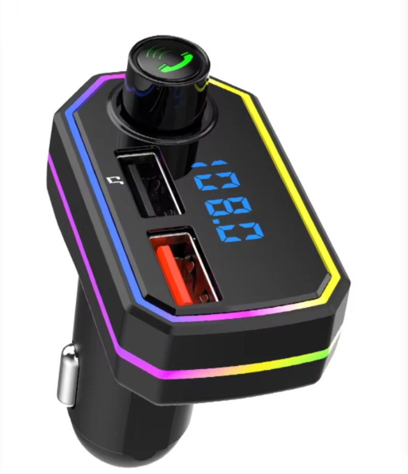 Car Charger Dual USB3.1 fast charge 12V-24V hands-free FM receiver FM transmitter Bluetooth MP3 music player