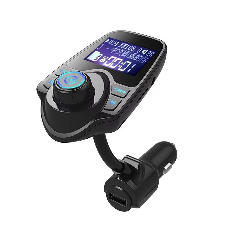 Long pole car AUX player 3.1A fast charging BT5.0 Bluetooth MP3 player car FM transmitter