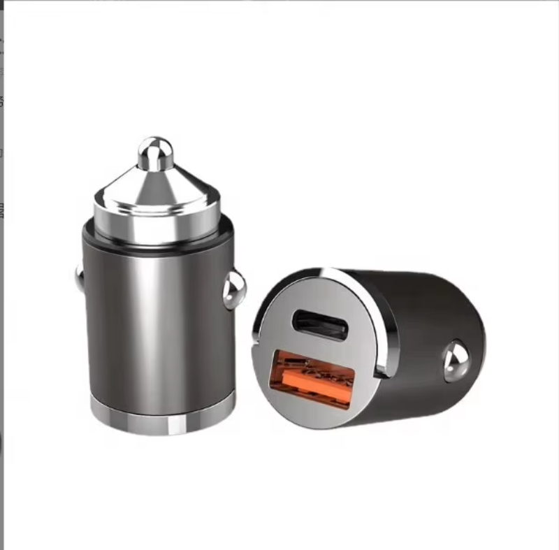 Metal pull ring PD30W super fast charging invisible car charging 100W car charger QC3.0 fast charging