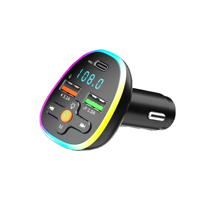 Q12 New Bluetooth-Kit PD 3.1A Dual USB Phone Charger FM Transmitter BT5.0 Bluetooth-MP3 Player