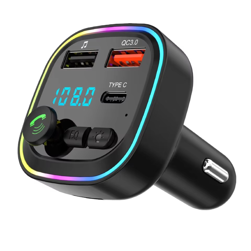 Car-mounted rear mobile phone charger car-mounted FM transmitter FM receiver