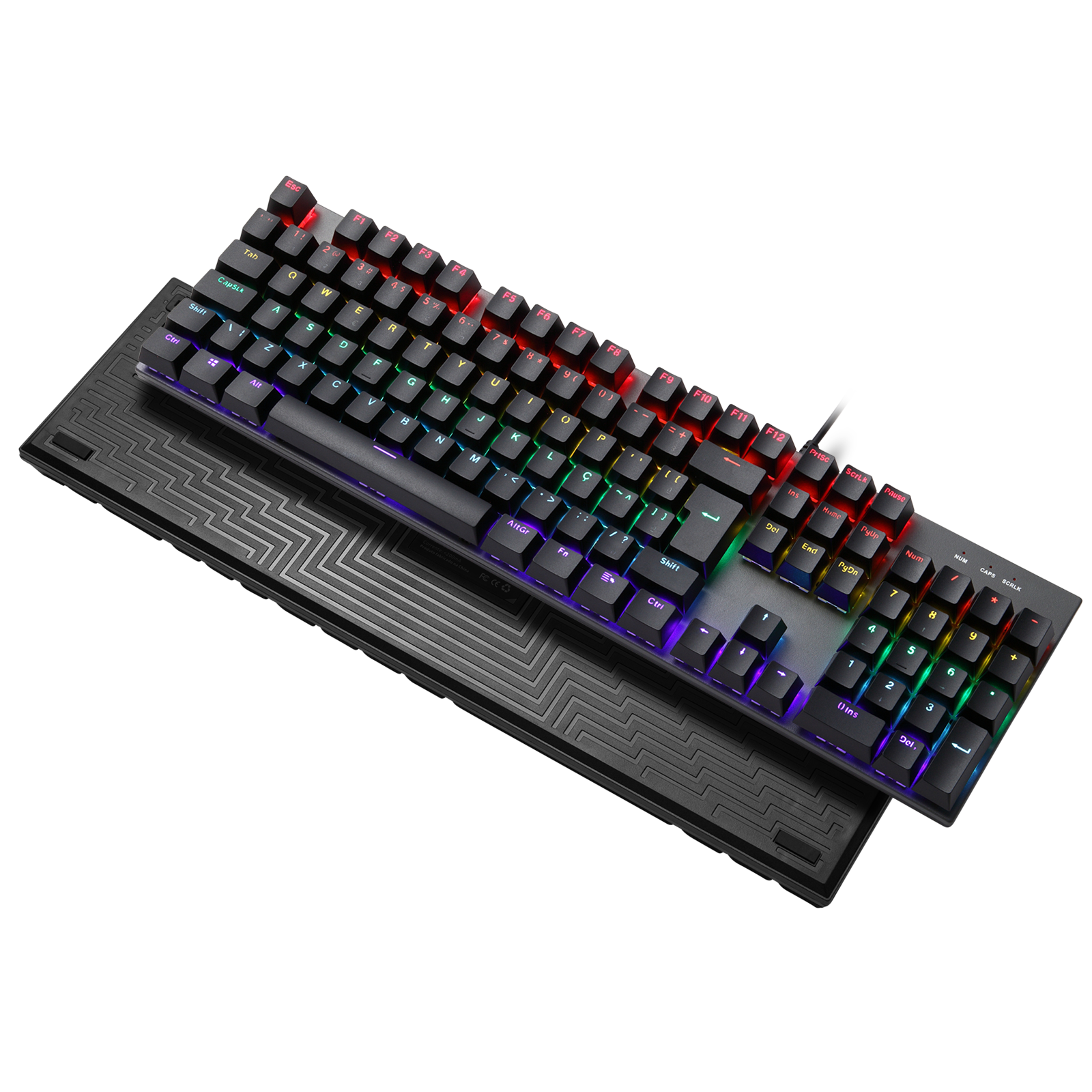 Custom USB Wired Gaming Mechanical Keyboard 104 Keys Full key Conflict-free Wired Gaming Keyboard for PC Gamer